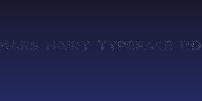Elmars Hairy Typeface Bold Social Header
