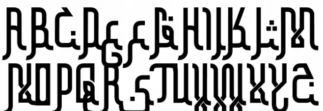 Elmasive Schriftart Groß