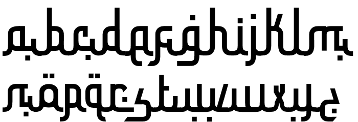 Elmasive Font LOWERCASE