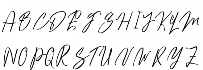 Elmatia 字体 大写