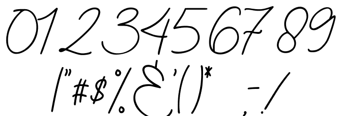 Elmimore Font OTHER CHARS