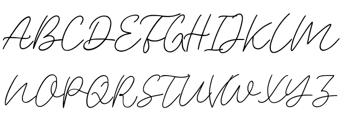 Elmimore Font UPPERCASE