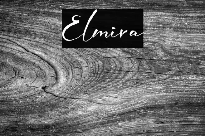 Elmira Font examples