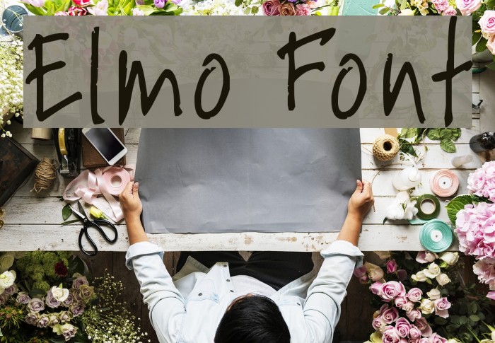 Elmo Font examples