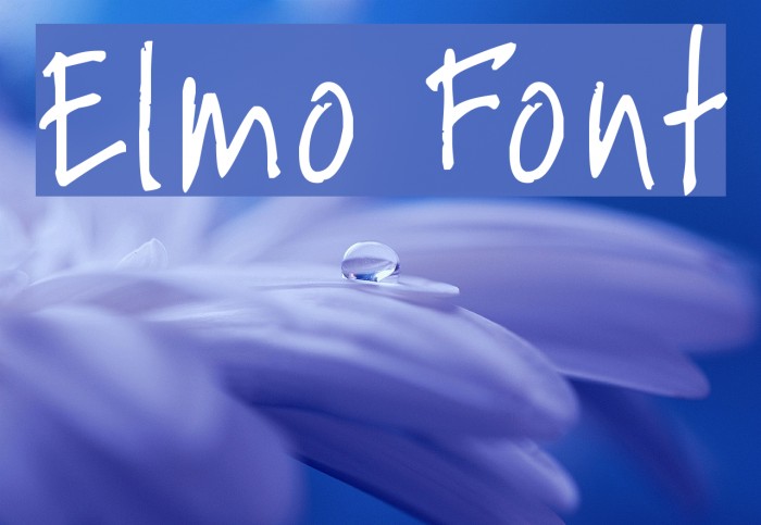 Elmo Font examples