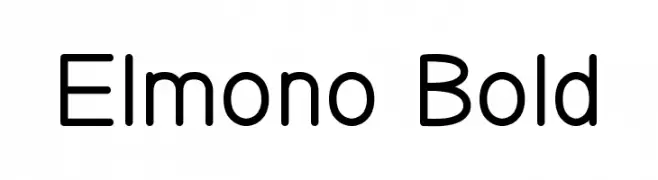 Elmono Bold  لخطوط تنزيل