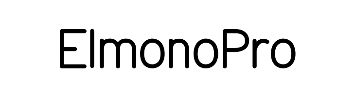 Elmono Pro  font caratteri gratis
