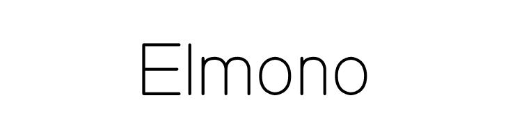 Elmono  नि: शुल्क फ़ॉन्ट्स डाउनलोड