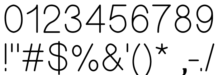 Elmono Font OTHER CHARS