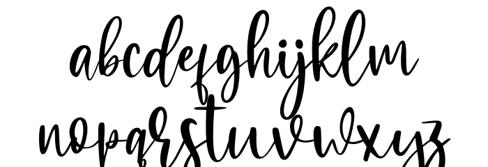 Elmore - Personal Use Font LOWERCASE