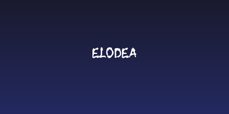 Elodea Social Header