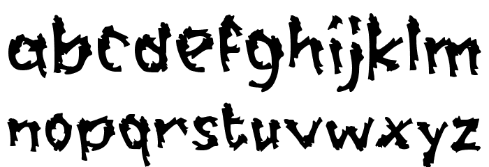 Elodea Font LOWERCASE