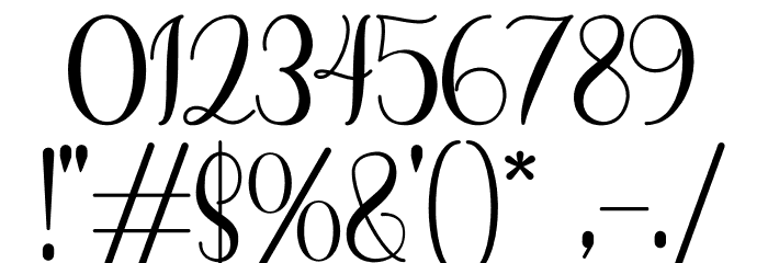 Elok Font OTHER CHARS