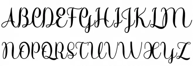 Elok Schriftart Groß