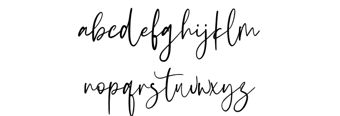 Elosiam Free Font LOWERCASE