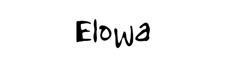 Elowa  Frei Schriftart Herunterladen