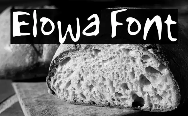 Elowa Font examples