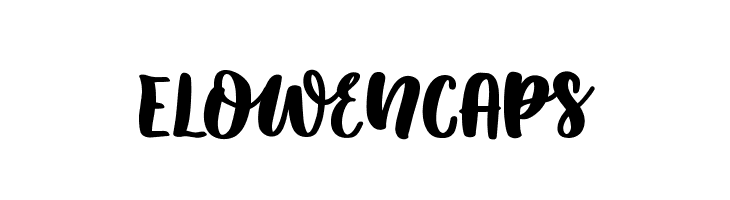 Elowen Caps  font caratteri gratis
