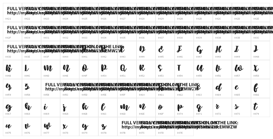Elowen Character Map
