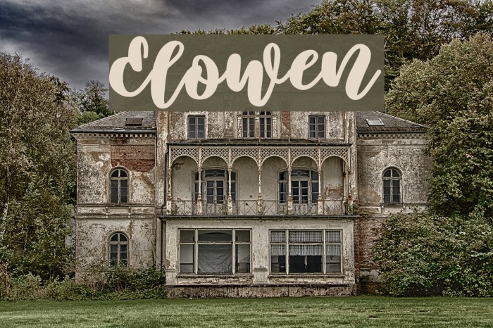 Elowen Font examples
