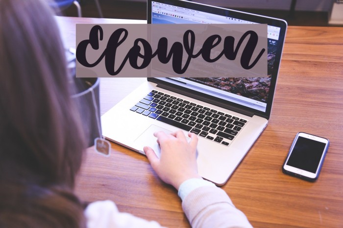 Elowen Font examples