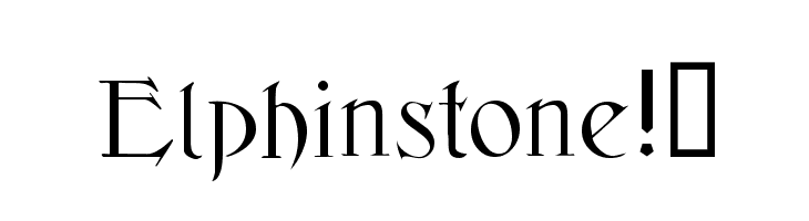 Elphinstone!