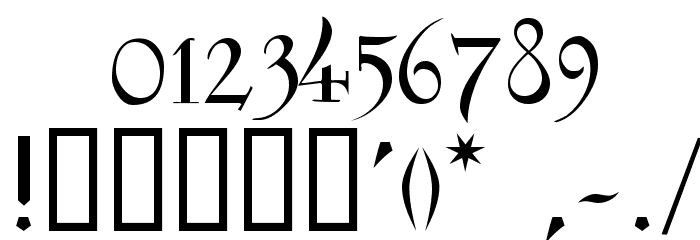 Elphinstone!` Font OTHER CHARS