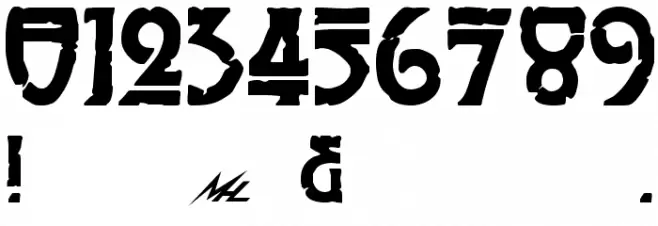 Elric Font OTHER CHARS