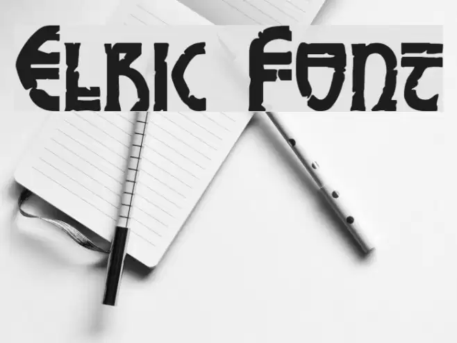 Elric Font examples