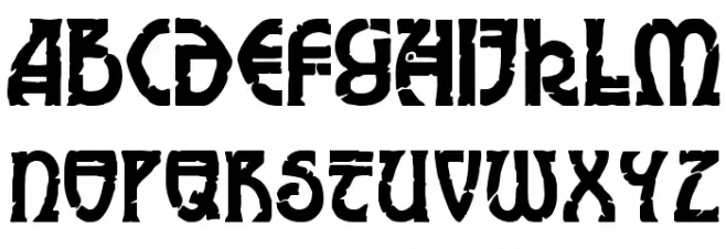 Elric फ़ॉन्ट लोअरकेस