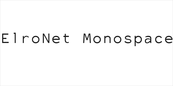 ElroNet Monospace Logo