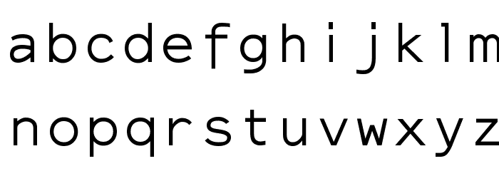 ElroNet Monospace Font LOWERCASE