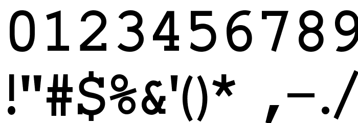 ElroNet Proportional Font OTHER CHARS