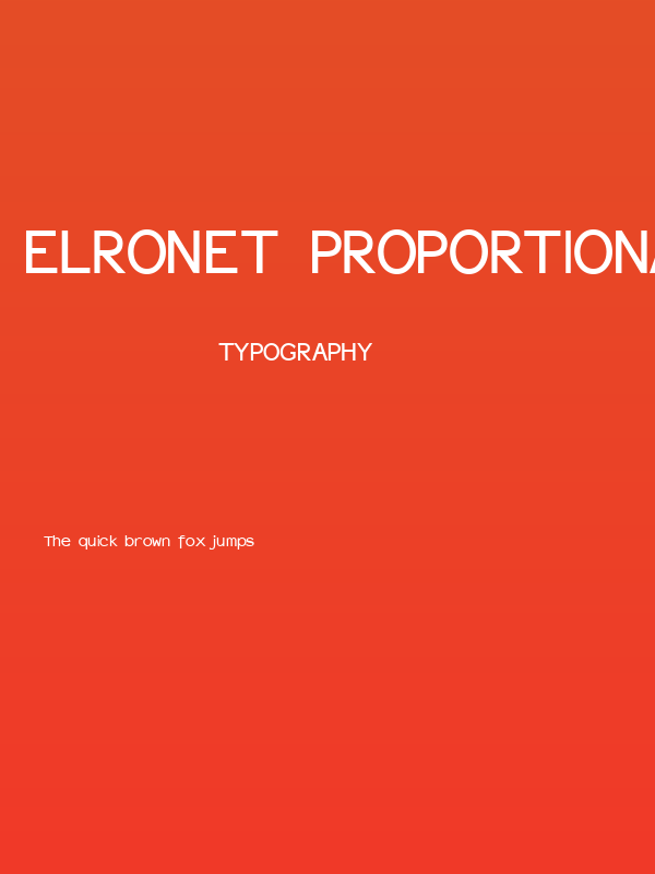ElroNet Proportional Poster
