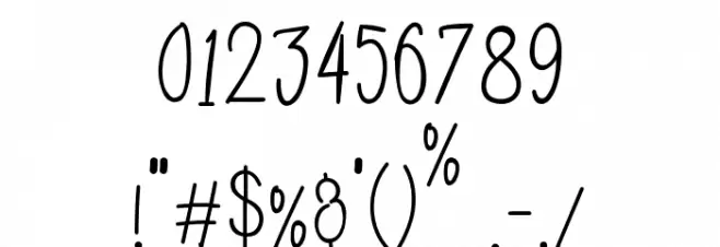 Elsa Sayonara Font OTHER CHARS