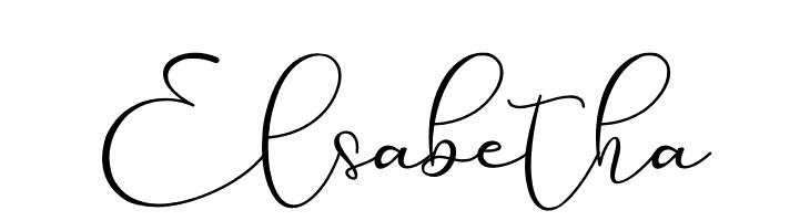 Elsabetha  Frei Schriftart Herunterladen