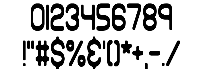 Elsewhere 2 BRK Font OTHER CHARS