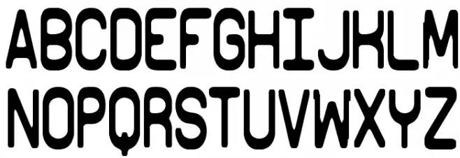 Elsewhere 2 BRK Font Litere mari