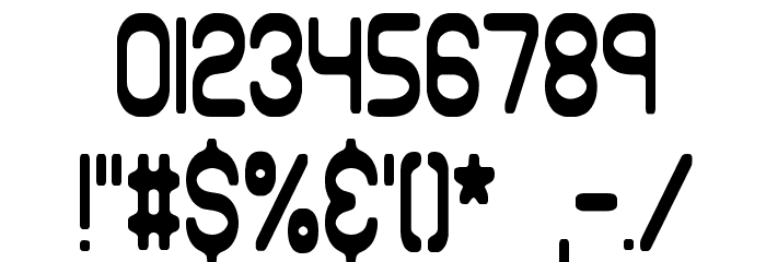 Elsewhere BRK Font OTHER CHARS