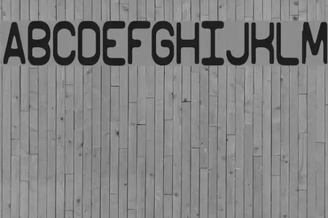 Elsewhere BRK Font examples