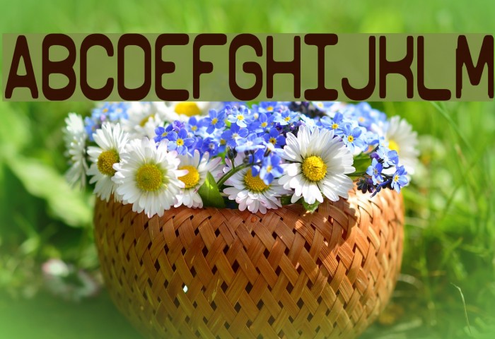Elsewhere BRK Font examples