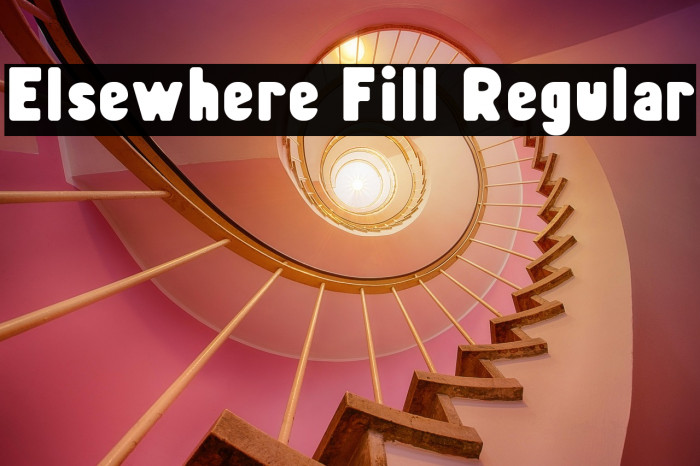 Elsewhere Fill Regular Example 1