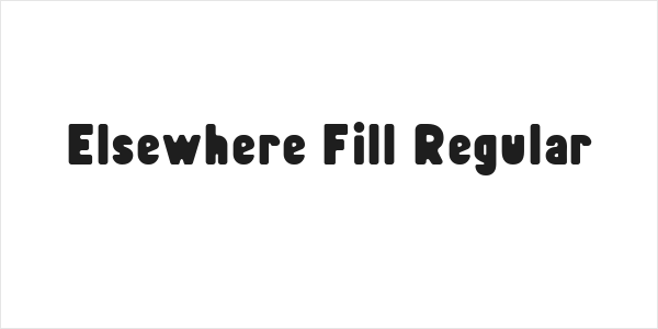 Elsewhere Fill Regular Logo