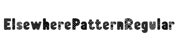 Elsewhere Pattern Regular  नि: शुल्क फ़ॉन्ट्स डाउनलोड