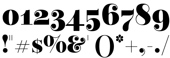 Elsie Black Font OTHER CHARS