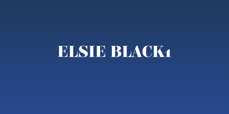 Elsie Black1 Social Header
