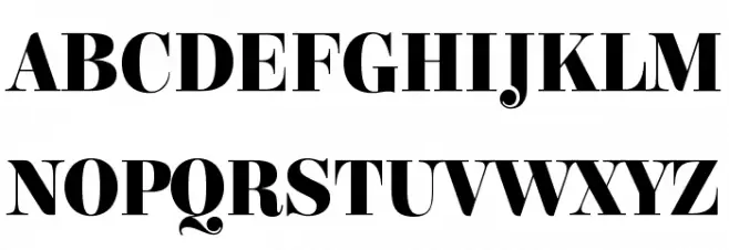 Elsie Black Schriftart Groß