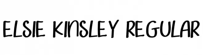 Elsie Kinsley Regular  Frei Schriftart Herunterladen