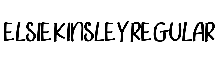 Elsie Kinsley Regular  Free Fonts Download