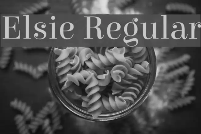 Elsie Regular Example 1